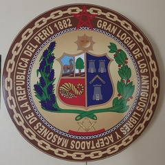 Peru The crest of The Grand Lodge of Peru.