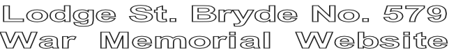Lodge St. Bryde No. 579 War  Memorial  Website